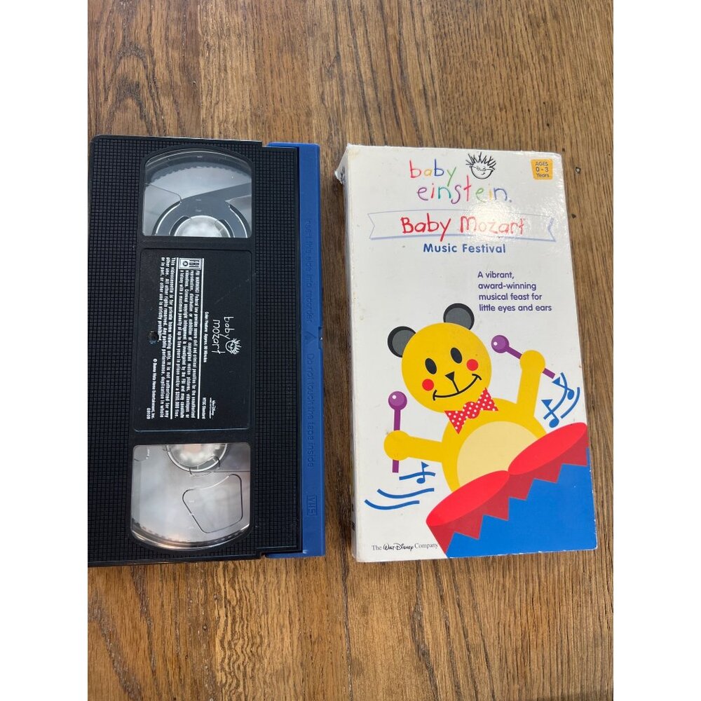 Baby Einstein Baby MacDonald Van Gogh Newton Mozart VHS Lot of 5 Movies